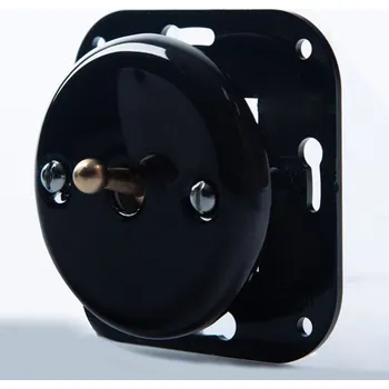 vypínač Jednopólový páčkový vypínač JLM Lighting CWPT1DB černý