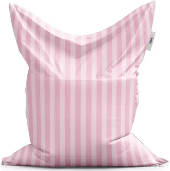 Sedací pytel Sablio Sedací vak Classic Růžové pruhy: 150x100 cm