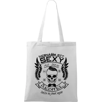 Nesnáším být sexy - ředitel - Taška bavlněná - 42 x 38 cm ( Bílá )