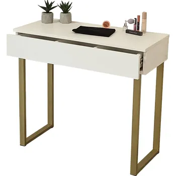 Konferenční stolek Konzolový Stolek LUSTRAGLAM bílá matná 90 x 80,5 x 40 cm