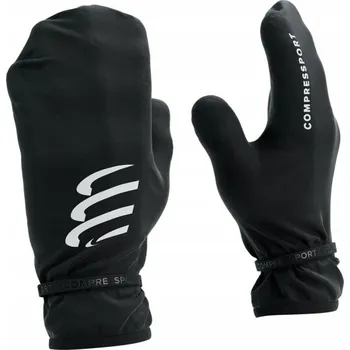 Rukavice Vodotěsné rukavice na běhání COMPRESSPORT HURRICANE WATERPROOF M/L