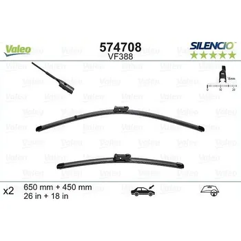 List stěrače VALEO 574708