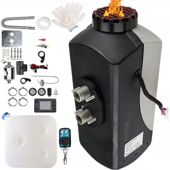 Průmyslové topidlo NEZÁVISLÉ TOPENÍ 12V 8kW OHŘÍVAČ VZDUCHU LCD PRO AUTO, NÁKLADNÍ VOZIDLO