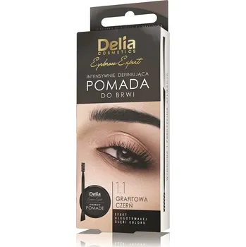 Tužka na obočí Pomáda na obočí Delia Cosmetics šedá