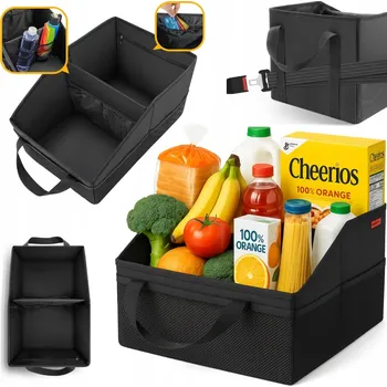 Organizér do auta ORGANIZÉR DO AUTA S DRŽÁKY, ÚLOŽNÝ BOX DO KUFRU AUTA