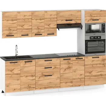 Kuchyňská linka Kuchyňská linka ULWE dub přírodní / dub wotan