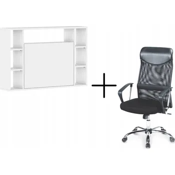 Psací stůl Obdélníkový psací stůl Homlando 94 x 62 x 62 cm bílý