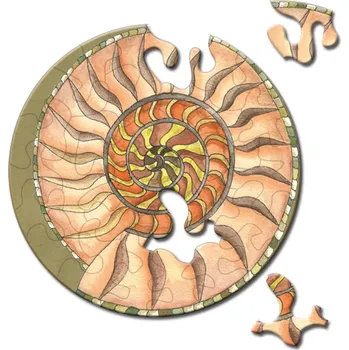 Puzzle CURIOSI Kulaté Picoli Šnek 33 dílků