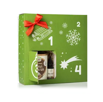 Dárkový potravinový koš NaturalProtein Adventní kalendář 1 ks