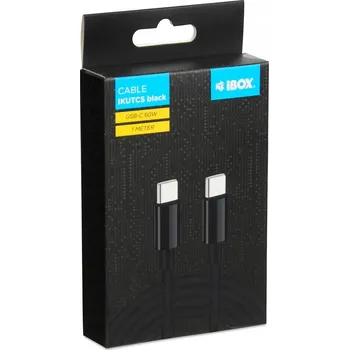 Datový kabel Kabel iBOX USB - USB typ C 1,5 m černý