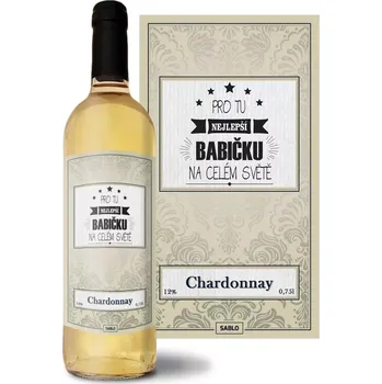 Víno Sablio Bílé víno Pro tu nejlepší babičku: 0,75 l