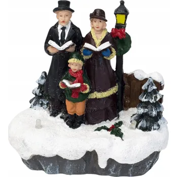 Vánoční dekorace Zpívající vánoční figurka - rodina