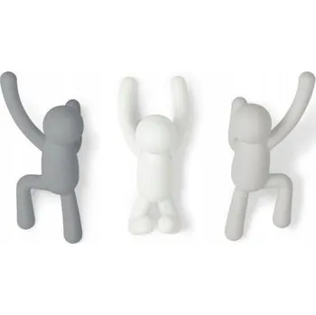 Věšák Plastový Šatní ramínko Umbra , odstíny šedé