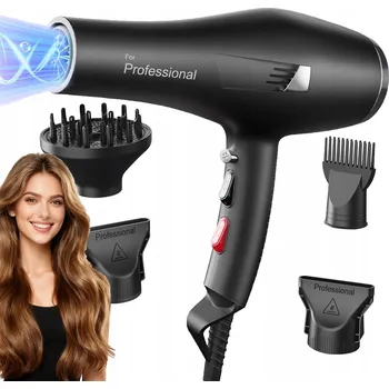 Fén FÉN NA VLASY 2400W S IONIZACÍ, STUDENÝ VZDUCH + KONCENTRÁTOR A DIFUZÉR