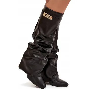 Dámské kozačky Butosklep dámské kozačky po kolena na sloupkovém podpatku, velikost 38