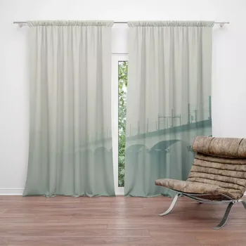 Závěs Sablio Závěs Železniční most: 2ks 140x250cm