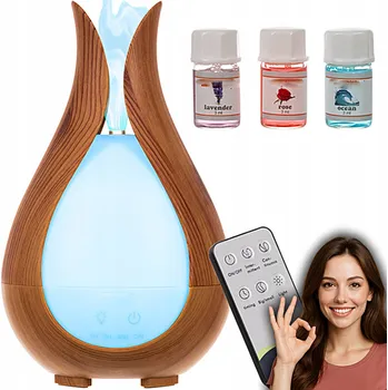 Zvlhčovač vzduchu ZVHLČOVAČ VZDUCHU DIFUZÉR ULTRASONICKÝ 12 W 200 ML UNIVERZÁLNÍ DEKORACE