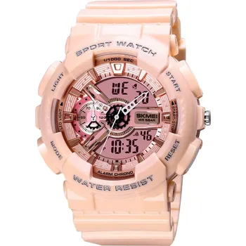 Hodinky DÁMSKÉ SPORTOVNÍ HODINKY DIGITÁLNÍ ELEKTRONICKÉ VODĚODOLNÉ RŮŽOVÉ DÁREK