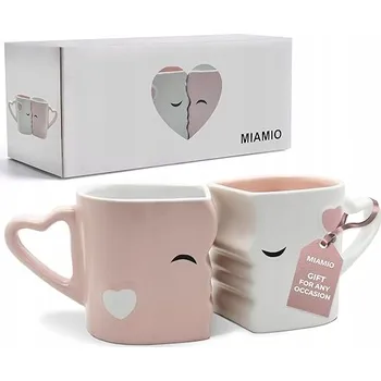 Hrnky MIAMIO Hrnky pro páry Sada keramických hrnků keramika 300 ml