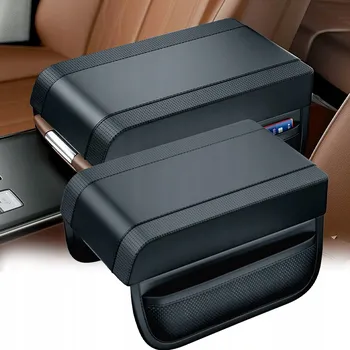 Polštář MĚKKÁ PODLOŽKA POLŠTÁŘ NA LOKETNÍ OPĚRKU, VYVÝŠENÁ KOŽENÁ KAPSA