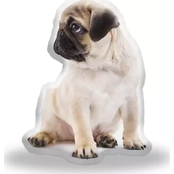 Polštář Sablio 3D polštář ve tvaru Mops