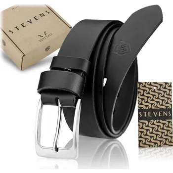 Opasek Stevens černý pásek - muž