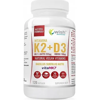 Doplněk stravy Wish Pharmaceutical WSH/K2D32K/120/KAP/ kapsle 120 ks