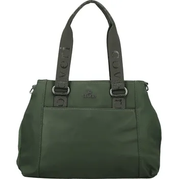 Dámská kabelka do ruky tmavě zelená - Coveri Fabricie zelená