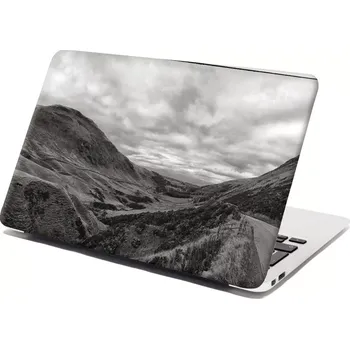samolepka Sablio Samolepka na notebook Černobílé údolí - 29x20 cm