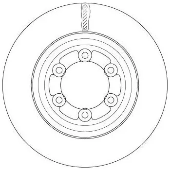 Brzdový kotouč Brzdový kotouč, DF6736S