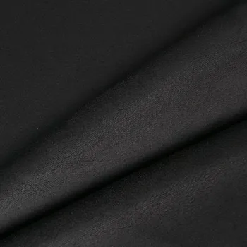 Zbytek - Oděvní elastický semiš černý