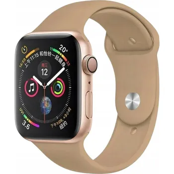 Řemínek na hodinky ŘEMÍNEK PRO APPLE WATCH 2 3 4 5 6 7 8 9 10 SE 44MM 45MM 46MM 49MM BÉŽOVÝ