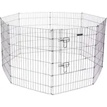 Kerbl Pet ohrádka s dvířky pro štěňata a malá zvířata 8 hran po 57x78cm