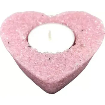 Svícen Růženín svícen na čajovou svíčku ve tvaru srdce