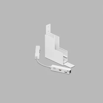 Svítidlo LED2 Rohová vertikální spojka pro 48V magnetické lišty Barva: Bílá 6523201