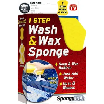 Mycí prostředek Maják Houba na mytí a voskování, 1 ks (WASH+WAX)