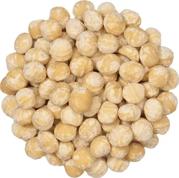 Makadamové ořechy na sucho pražené solené váha 200g