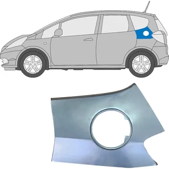 Palivová nádrž Opravná sada hrdla palivové nádrže pro Honda Jazz 2008-2015 / Levá (strana řidiče)