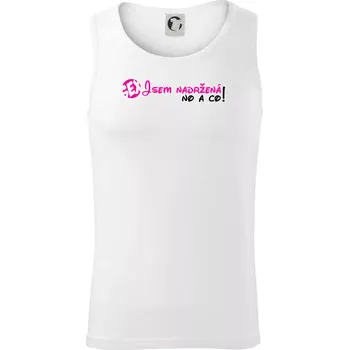 Jsem nadržená! No a co! - Tílko pánské Core - 2XL ( Bílá )