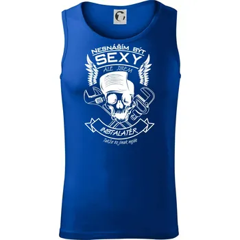 Nesnáším být sexy - instalatér - Tílko pánské Core - XL ( Královská modrá )