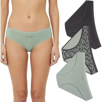 Dámské oblečení Dámské kalhotky Mi-Mi 3-pack Henderson | černá, zelená M