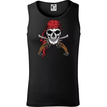 Pirát s bambitkou - Tílko pánské Core - XL ( Černá )