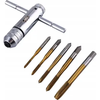 Závitořezný nástroj Závitník Závitníky M3 M4 M5 M6 M8 Držák Sada