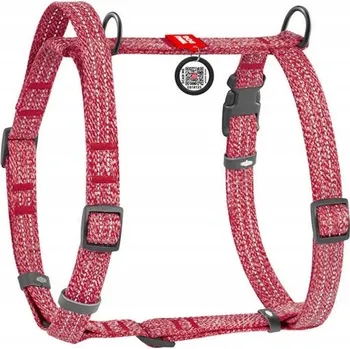 Postroj pro psa WAUDOG Re-Cotton Postroj pro psa Červený s QR adresářem Velikost S