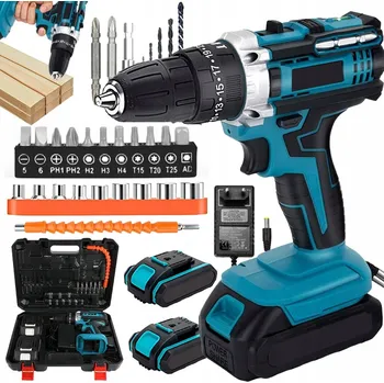 Vrtačka AKU VRTAČKA AKUMULÁTOROVÁ PŘÍKLEPOVÁ SILNÁ ŠROUBOVÁK 2XAKU