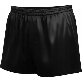 Pánské hedvábné boxerky Slipy 100% hedvábí Černé M/L