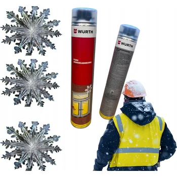 Montážní pěna Zimní montážní pěna pistolová 750ml Wurth