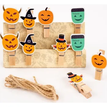 FANDY Kolíčky dekorační Shapes 10 dýně