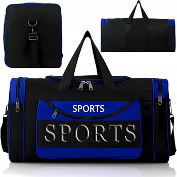 Cestovní taška VELKÁ CESTOVNÍ TAŠKA 20L SPORTOVNÍ TRÉNINKOVÁ BAGAŽ DO POSILOVNY BAZÉN CESTOVÁNÍ