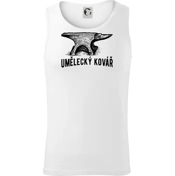 Umělecký kovář - Tílko pánské Core - S ( Bílá )